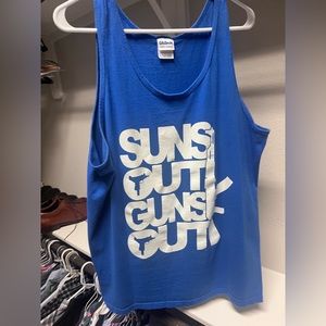 Suns out guns out tank
